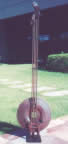 1998 - Sucata rural, ferro mecânico e solda elétrica - 120x40x20 cm